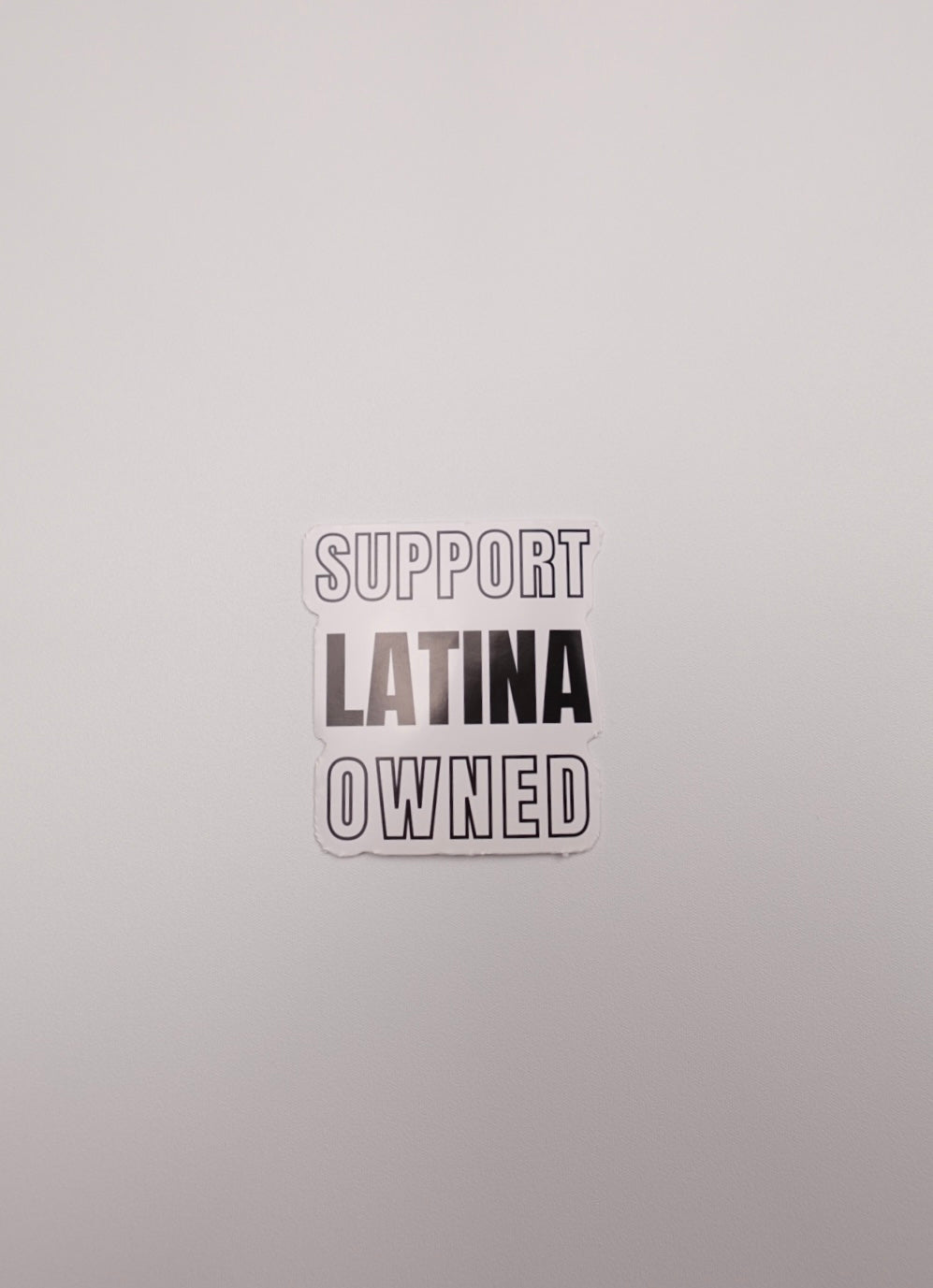 Support Latina Owned Sticker