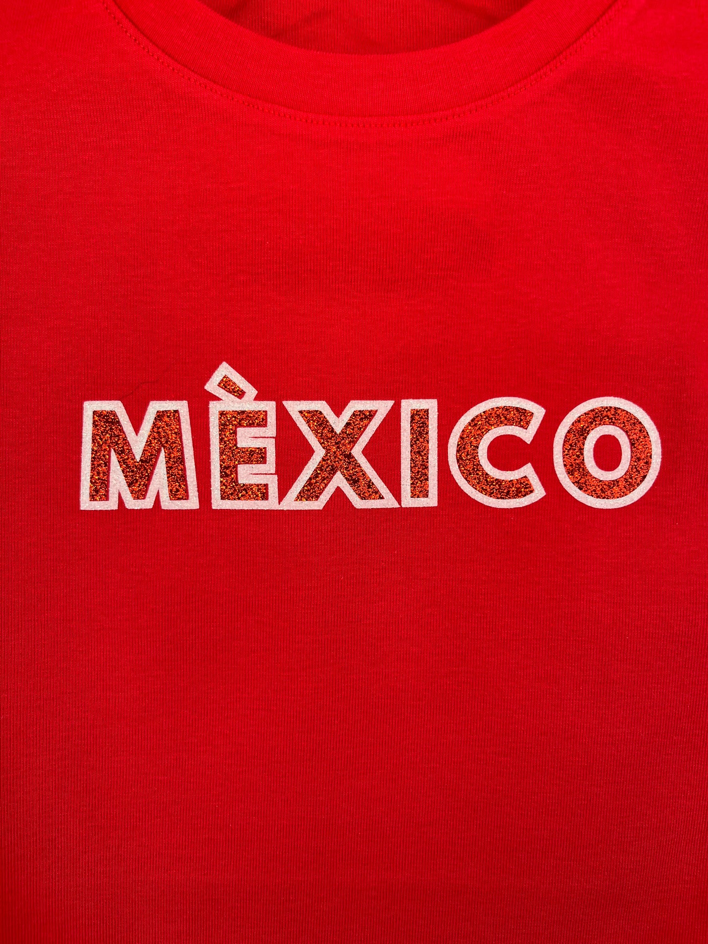 Mexico Red Crop - Glittery