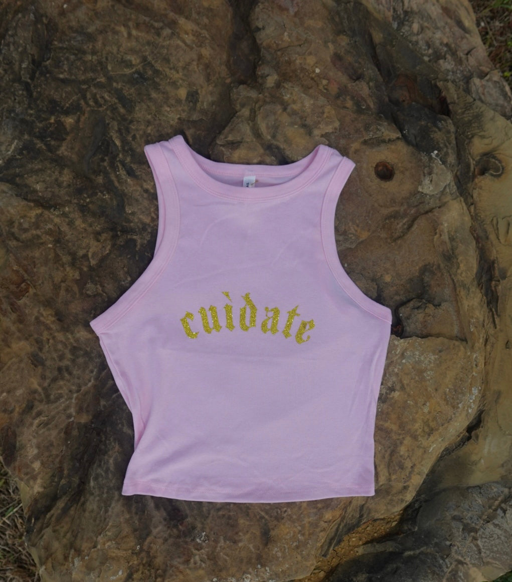 Glittery Halter Top