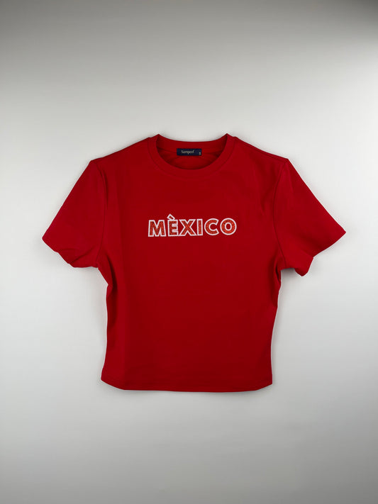 Mexico Red Crop - Glittery